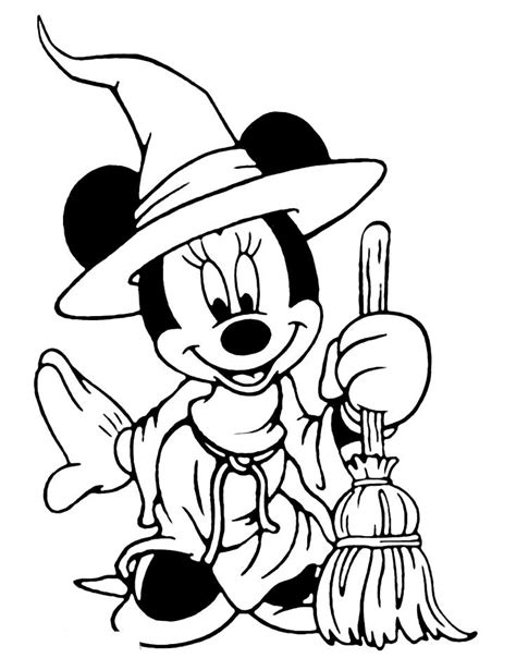 Free Printable Disney Halloween Coloring Pages